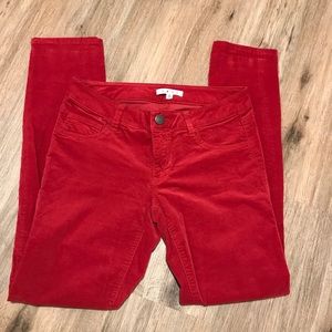 Cabi red corduroy pants